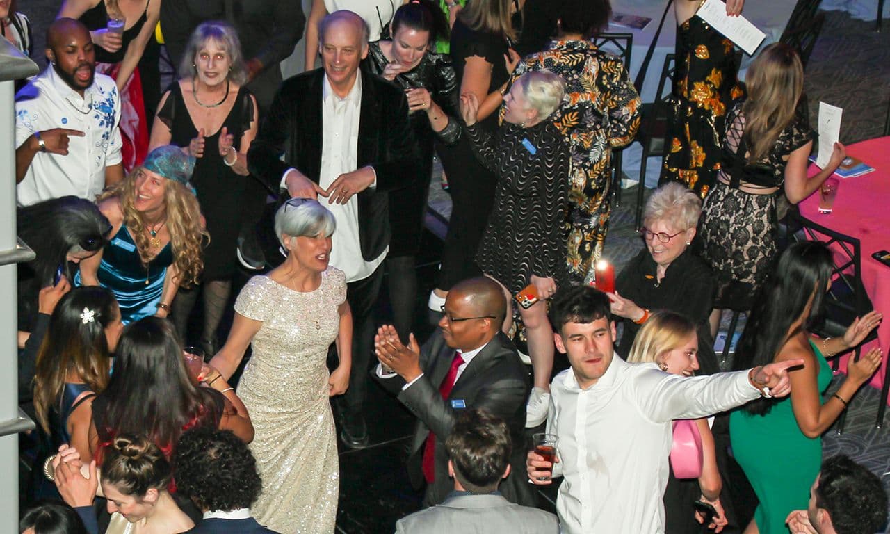Gala afterparty dancing