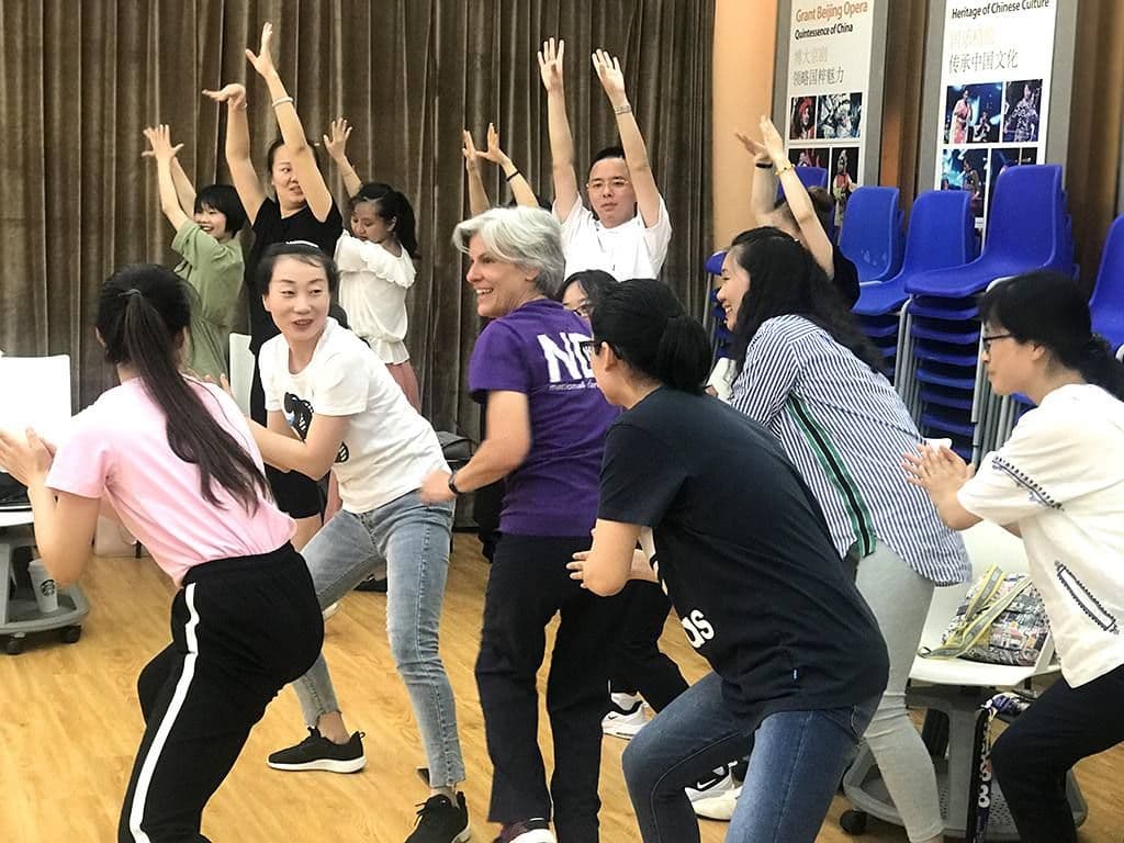 People dancing