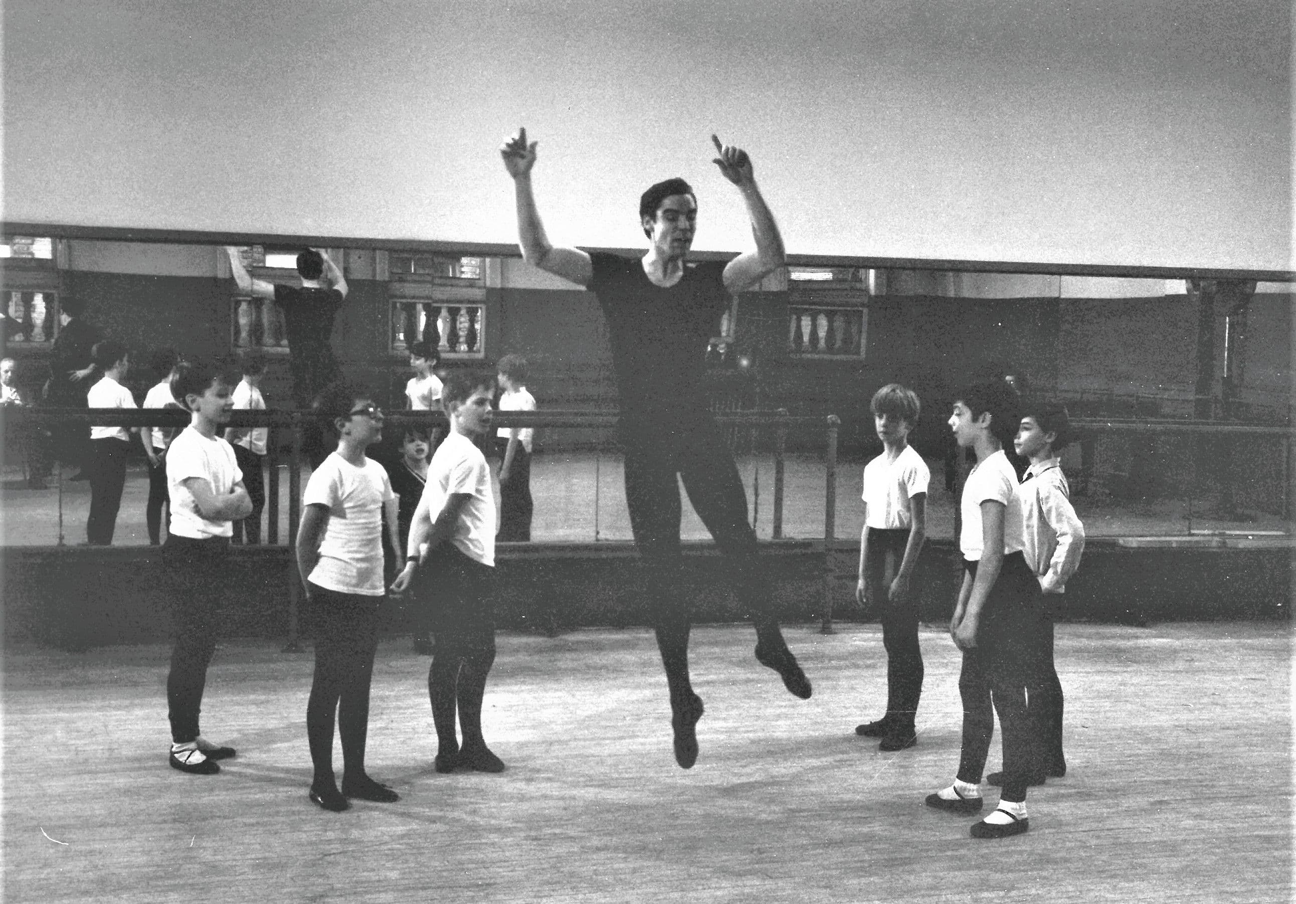 JdA jump, teaching, Carolyn George